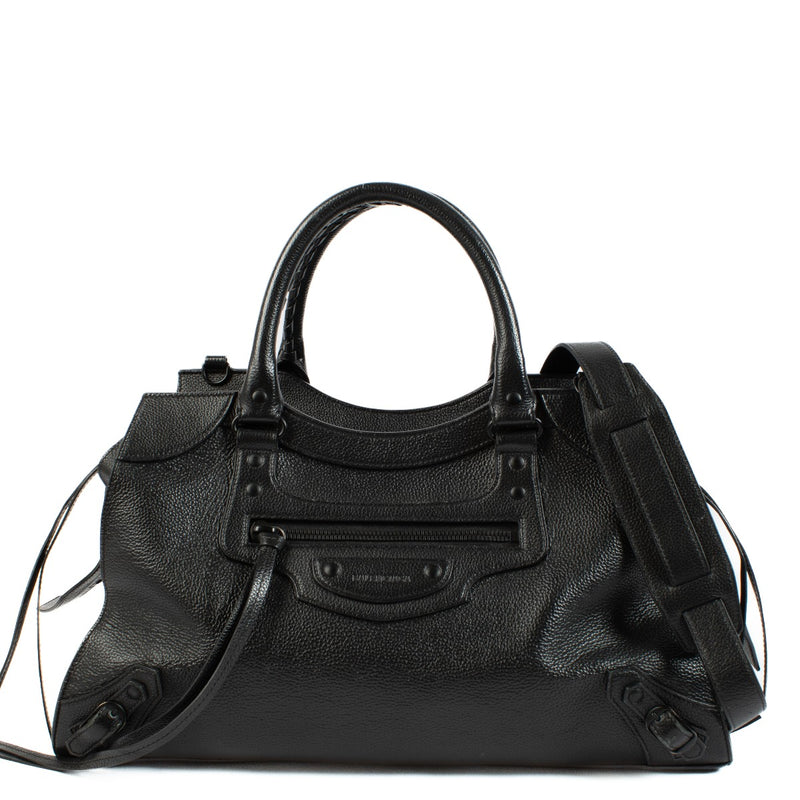 Authentic second hand Balenciaga Black Medium Neo Classic Bag