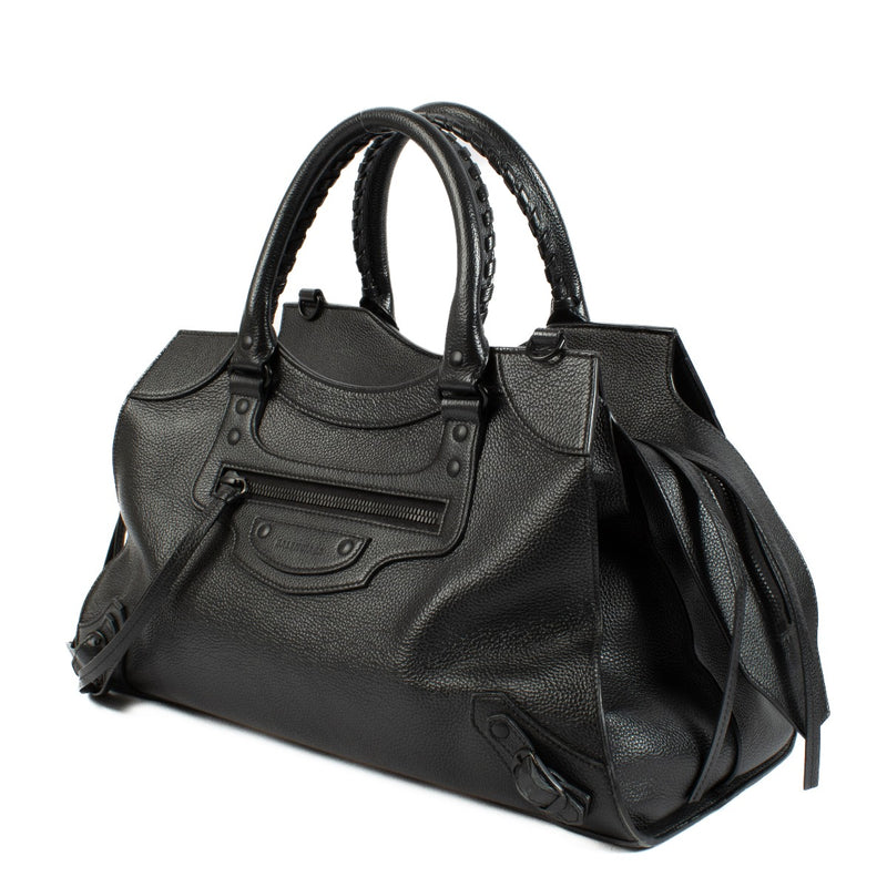 Authentic second hand Balenciaga Black Medium Neo Classic Bag