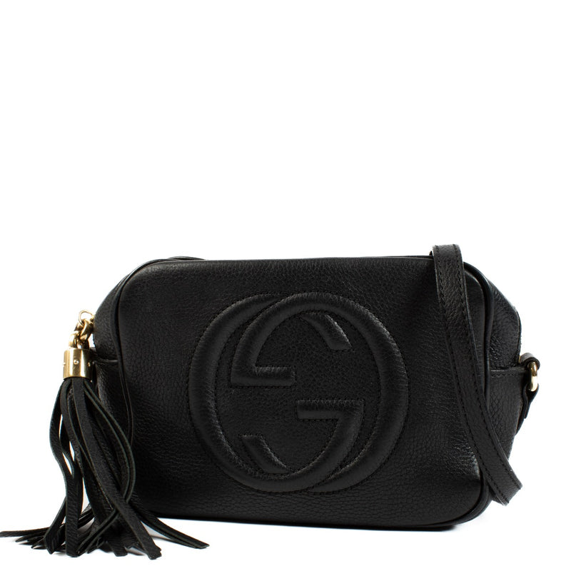 Gucci Black Soho Disco Crossbody Bag