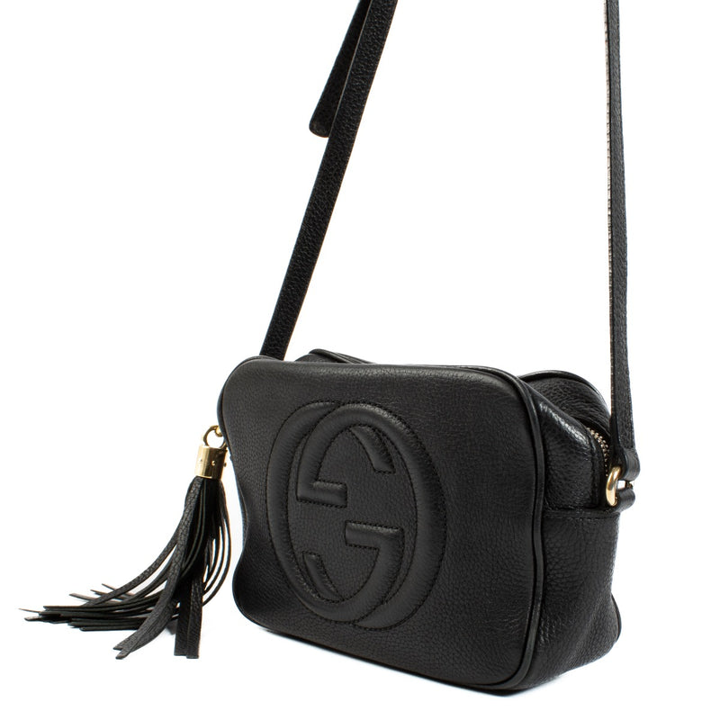 Gucci Black Soho Disco Crossbody Bag