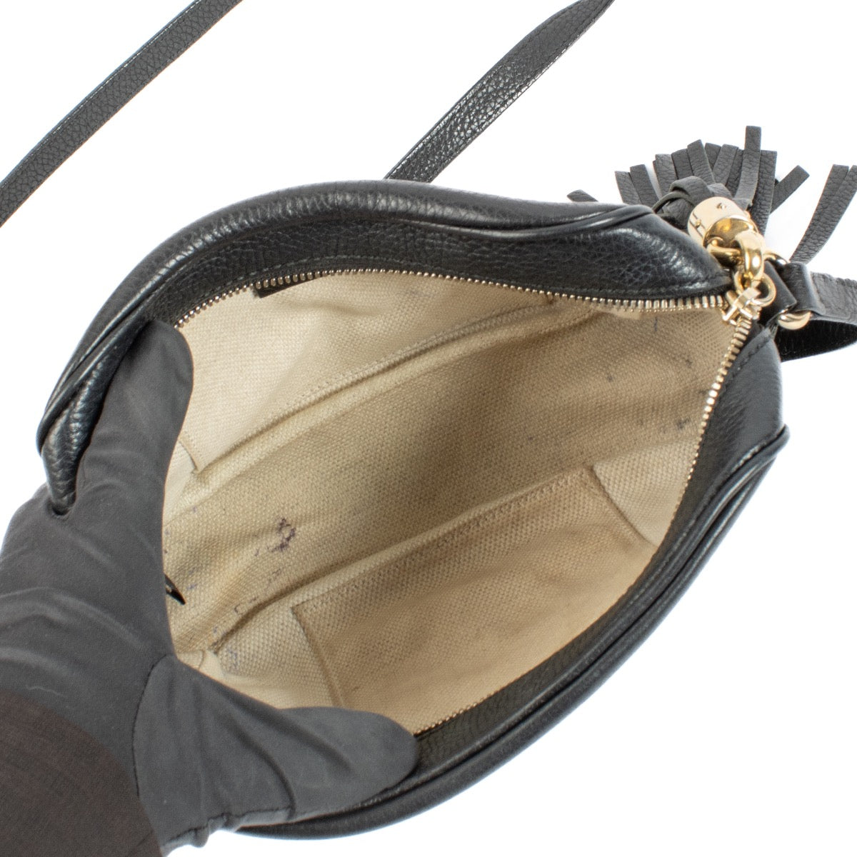 Gucci Black Soho Disco Crossbody Bag