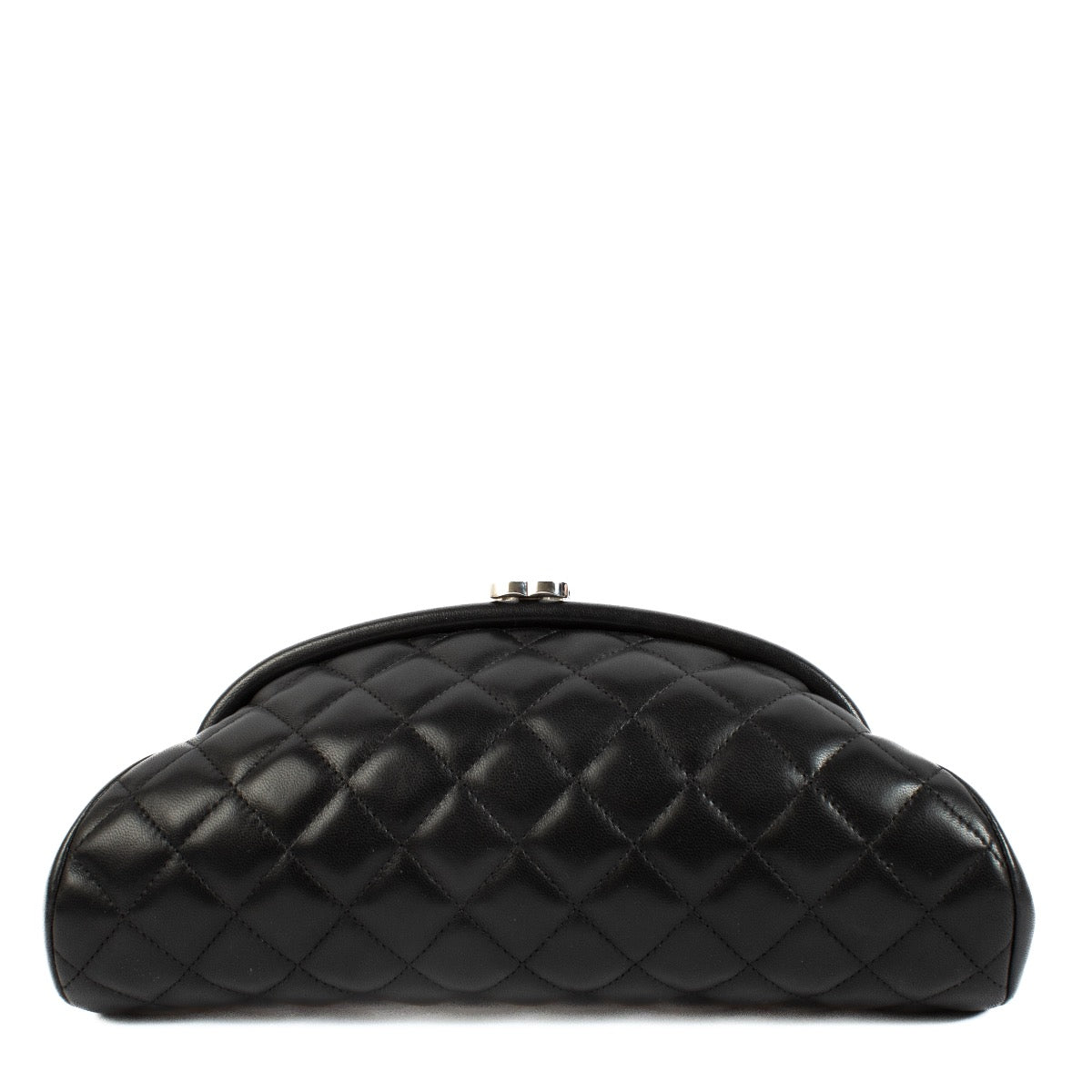 Chanel Black Timeless Kisslock Clutch