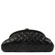 Chanel Black Timeless Kisslock Clutch