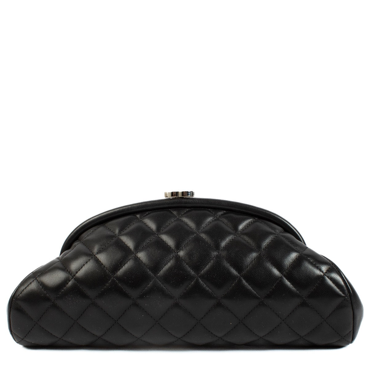 Chanel Black Timeless Kisslock Clutch
