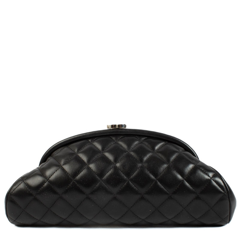 Chanel Black Timeless Kisslock Clutch