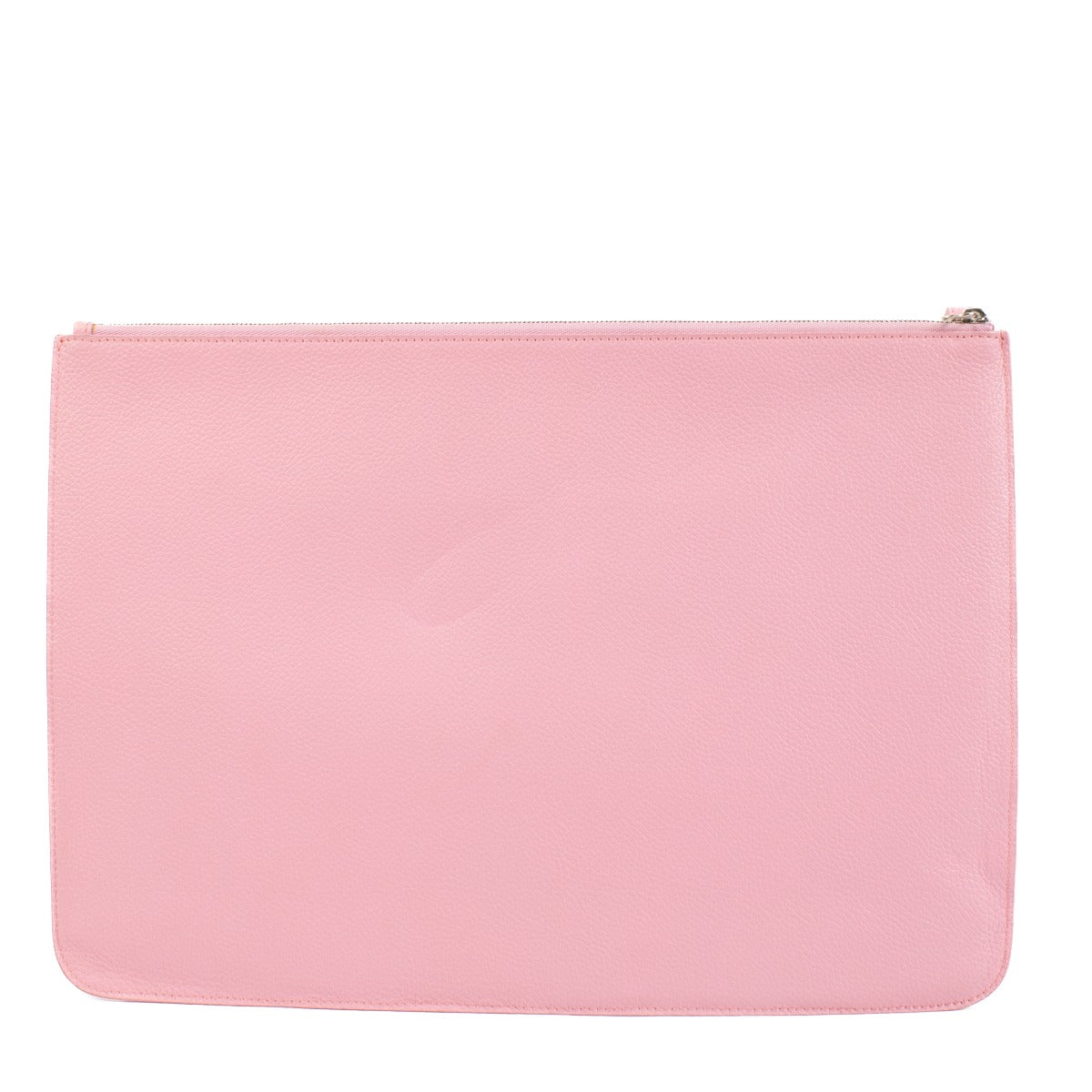 Balenciaga Pink Logo Large Ville Clutch