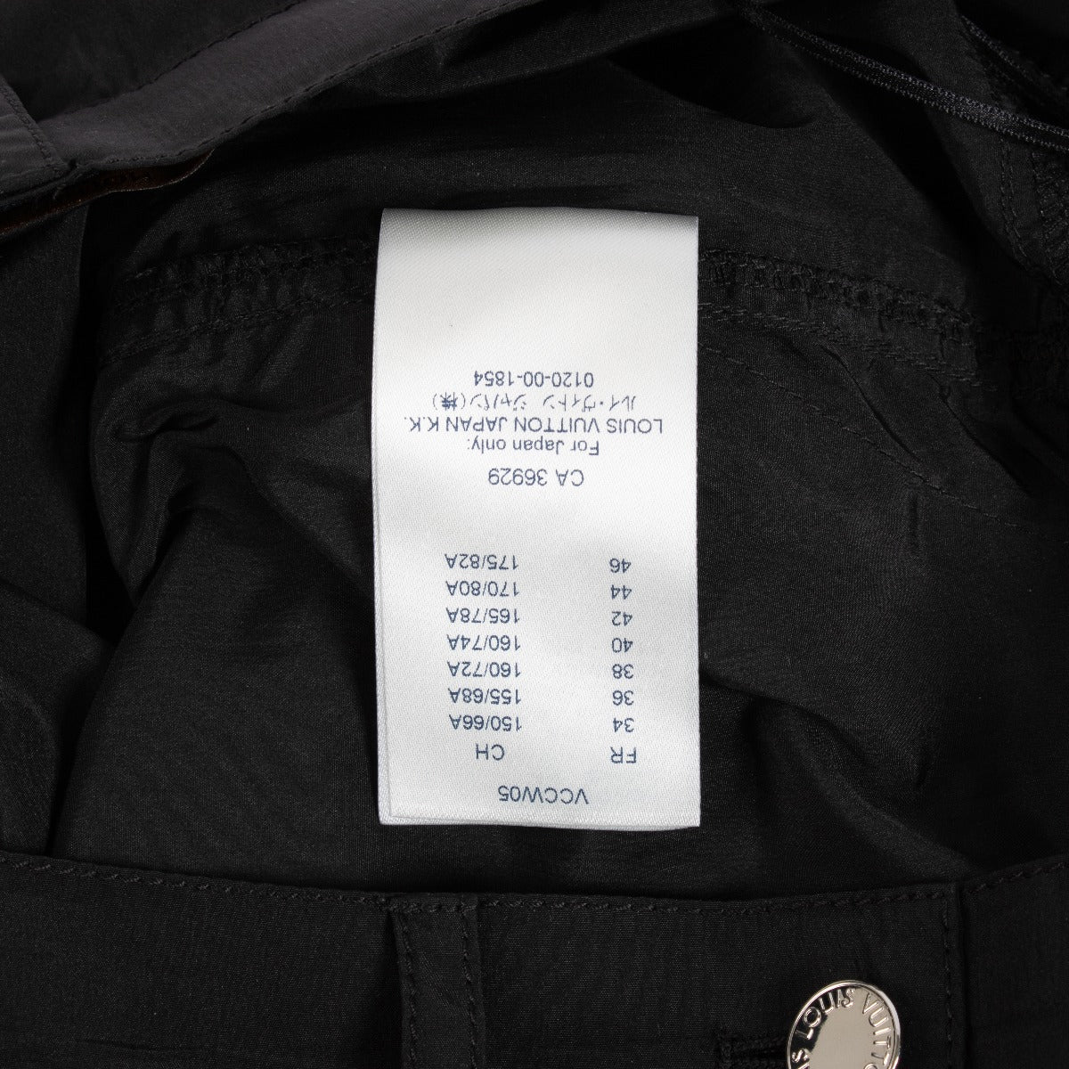 Louis Vuitton Black Monogram Pocket Cargo Trouser - Size FR36