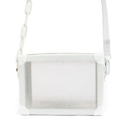 Buy authentic second hand Louis Vuitton White Transparent Leather Virgil Abloh Soft Trunk Bag Limited Edition Epi Plage at Labellov.com