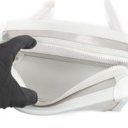 Buy authentic second hand Louis Vuitton White Transparent Leather Virgil Abloh Soft Trunk Bag Limited Edition Epi Plage at Labellov.com