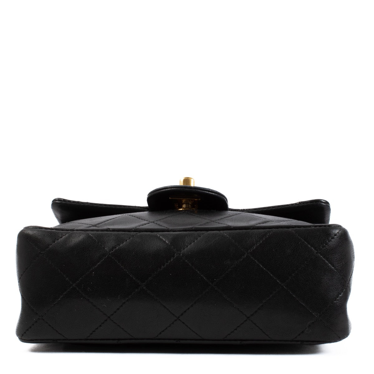 Chanel Zwarte Mini Vierkante Klassieke Tas