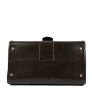 Buy authentic second hand Delvaux Café Leather Brillant PM Jumping Shoulder Bag at Labellov.com