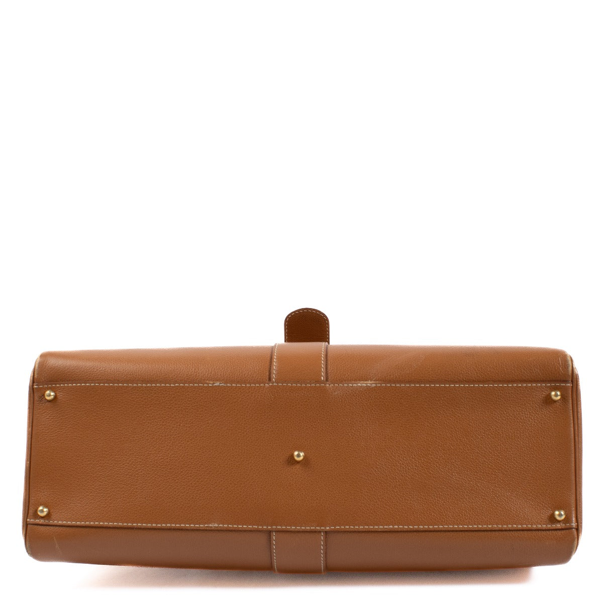 Delvaux Cognac Jumping Brillant Cabriolet Bag