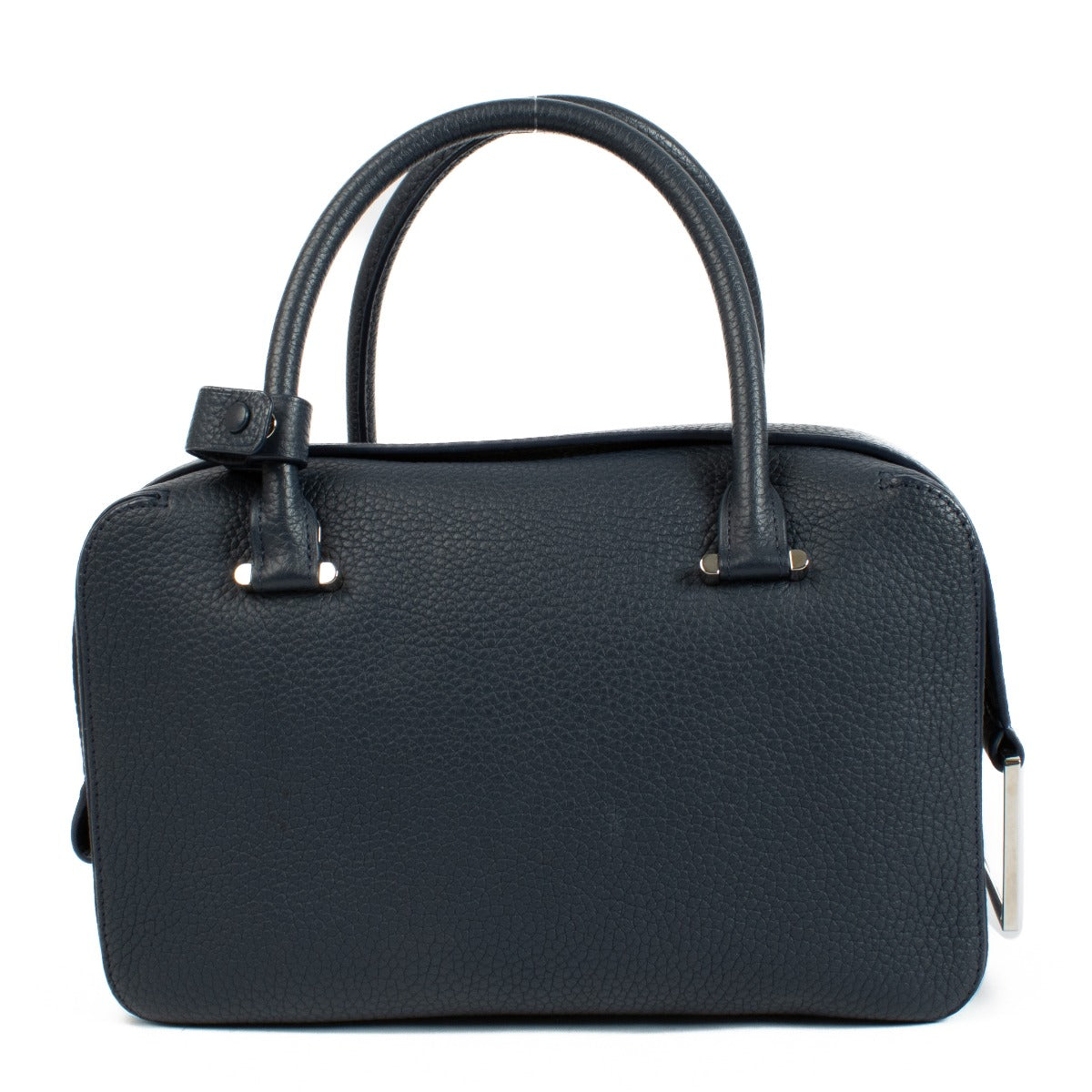 Delvaux Navy Taurillon Soft Cool Box MM
