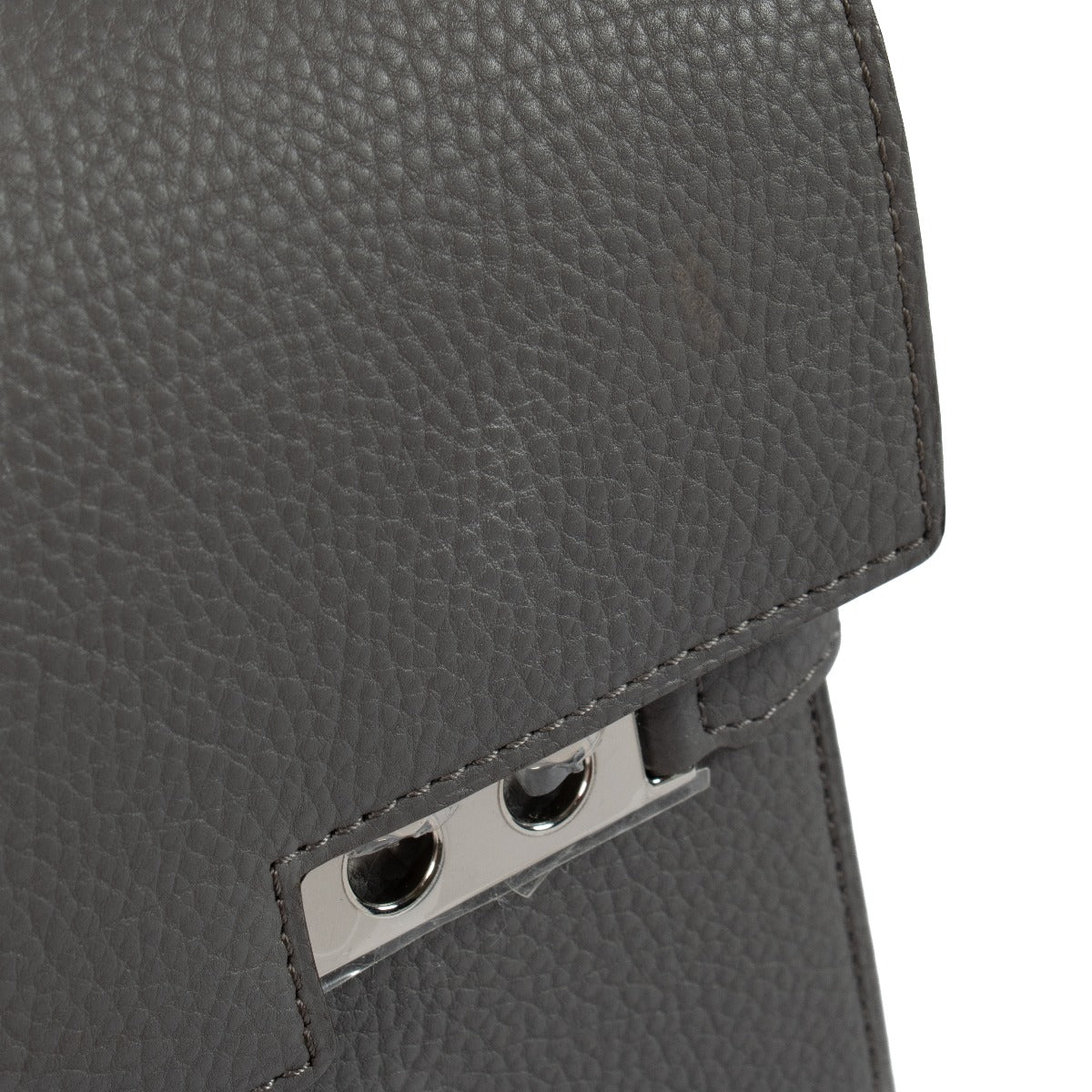 Delvaux Stone Crispy Calf Tempête MM bag in premium crispy calf leather, featuring a sophisticated stone hue, modern design, and versatile size with dust bag and extra strap. Shop now on Labellov.com.