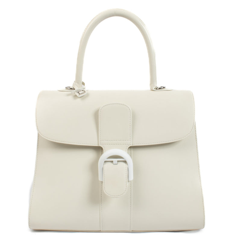 Delvaux Ivory Box Calf Brillant MM