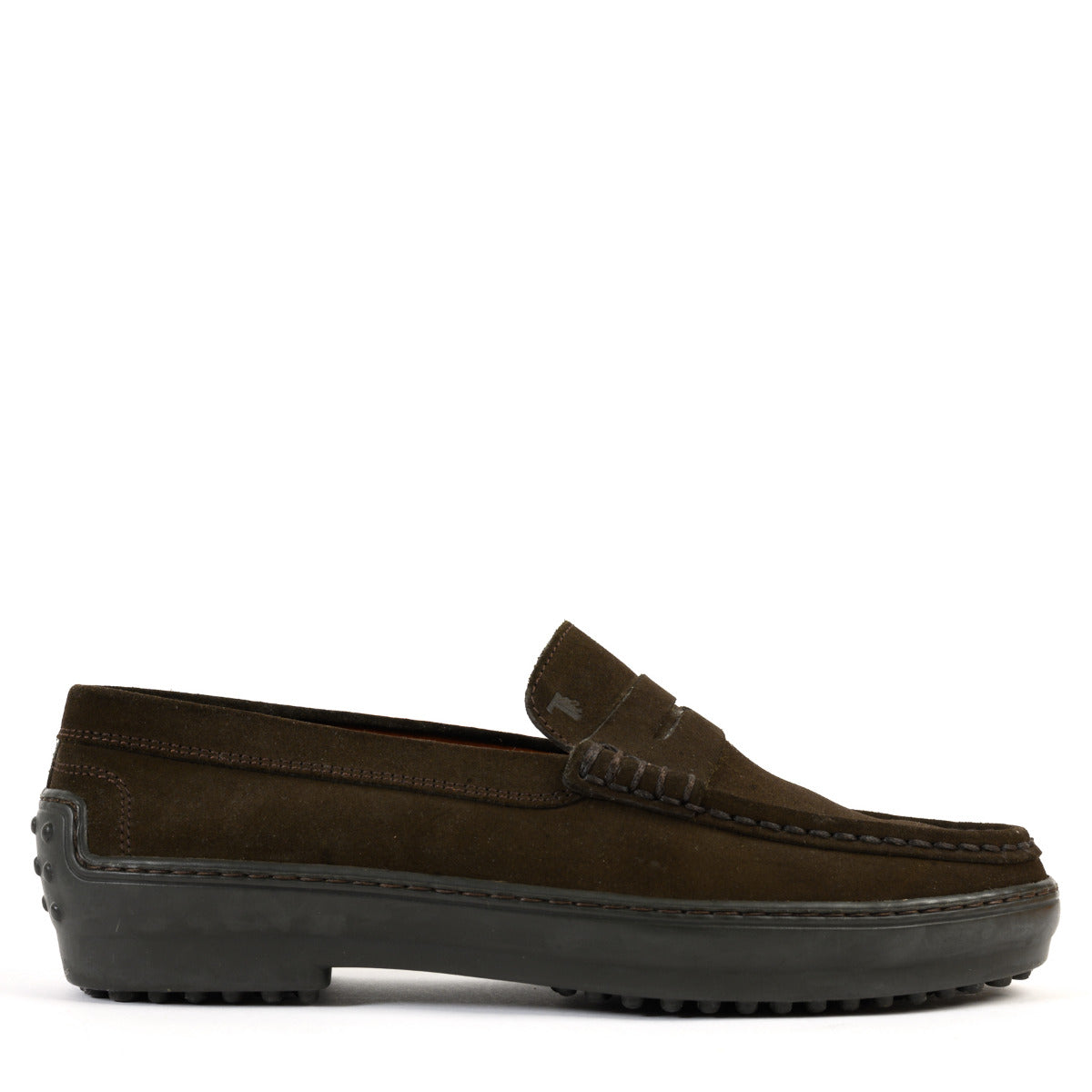 Tod's Brown Suede Brigitte Mocassin Flats - size 39.5
