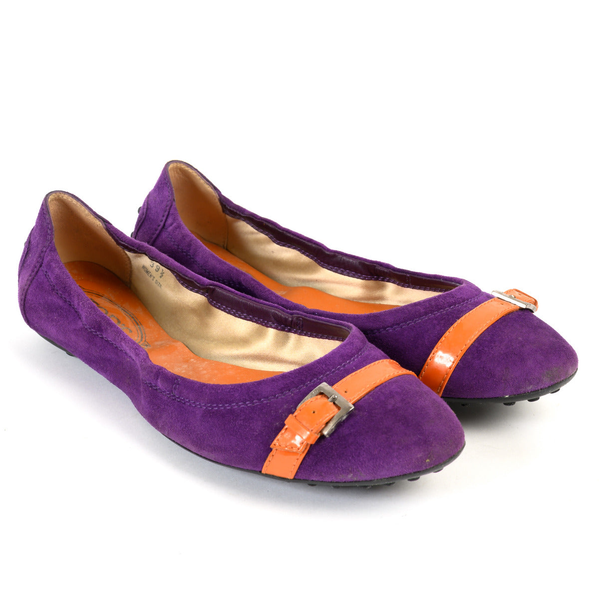 Tods Purple Flats - size 39.5