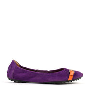 Tods purple ballerina flats size 39.5