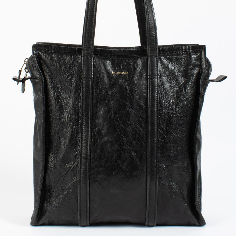 Balenciaga Black Arena Bazar M Tote Bag