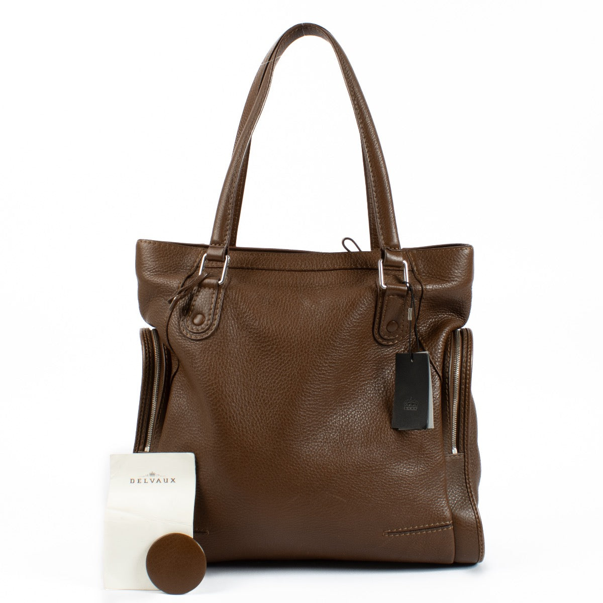 Authentic second hand Delvaux Brown Mercredi Shoulder bag on Labellov.com