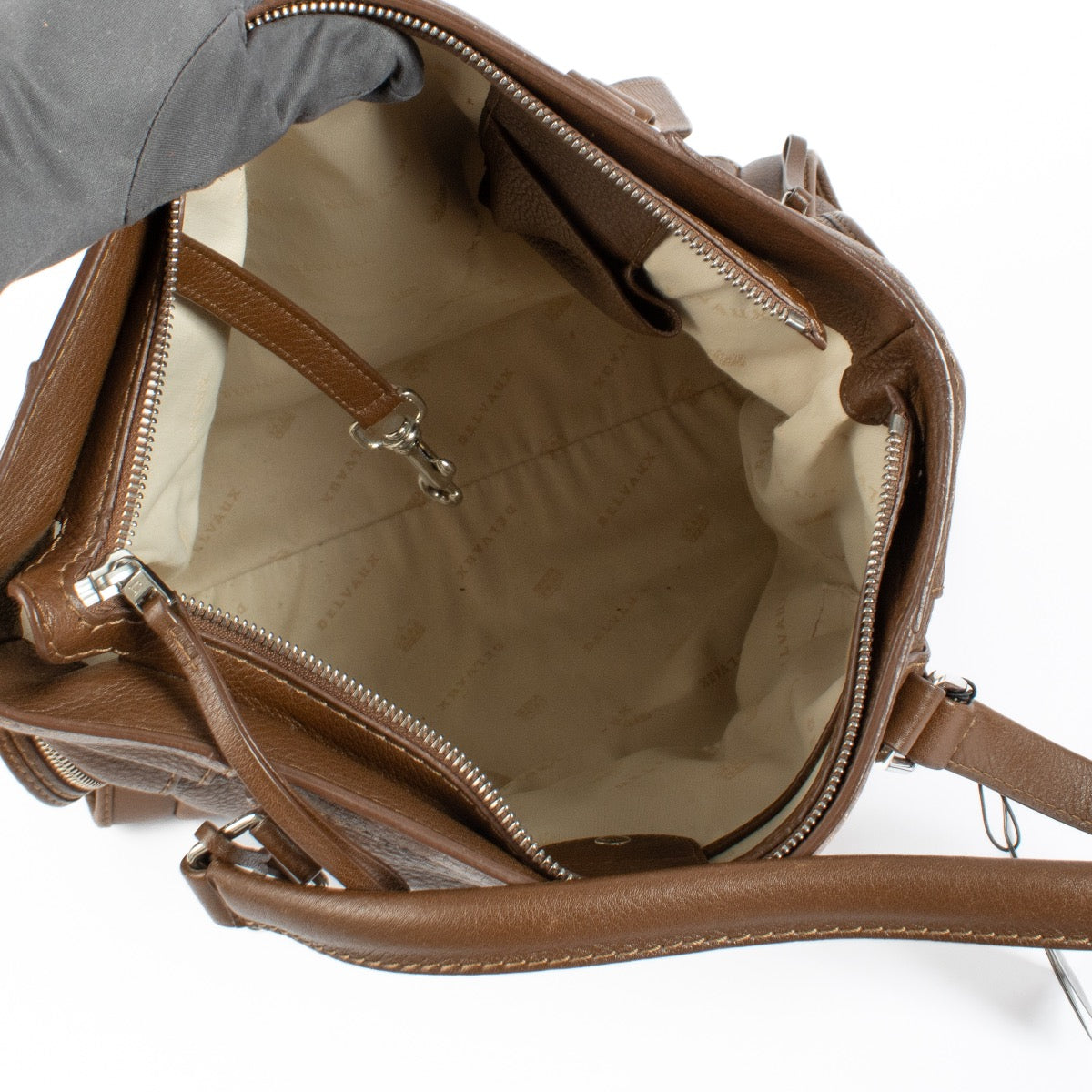 Authentic second hand Delvaux Brown Mercredi Shoulder bag on Labellov.com