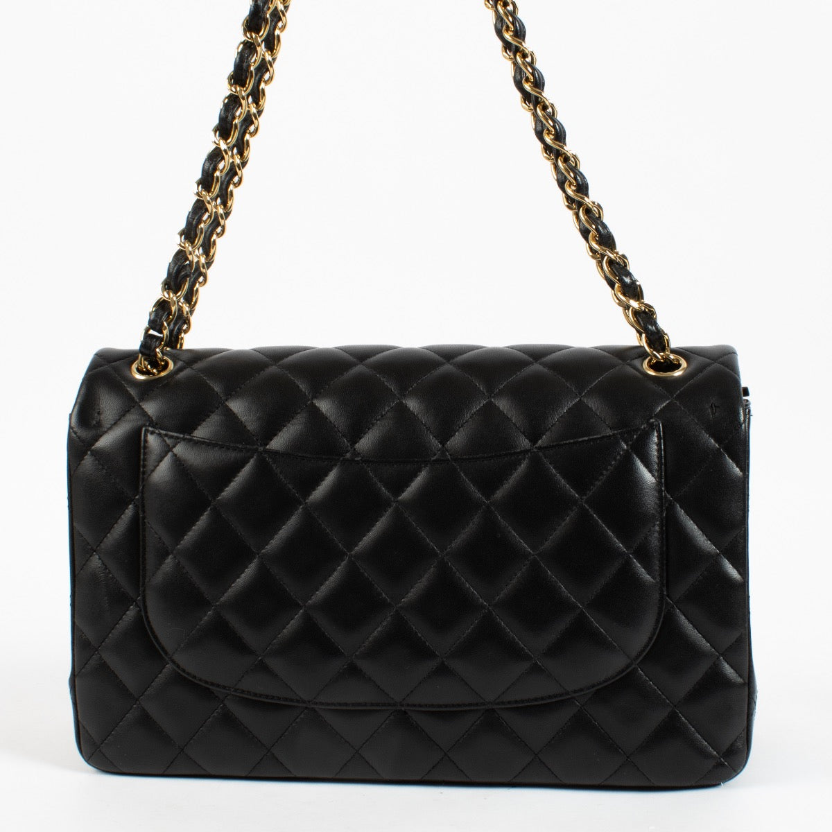 Shop 100% authentic secondhand Chanel Black Lambskin Large Classic Bag on Labellov.com