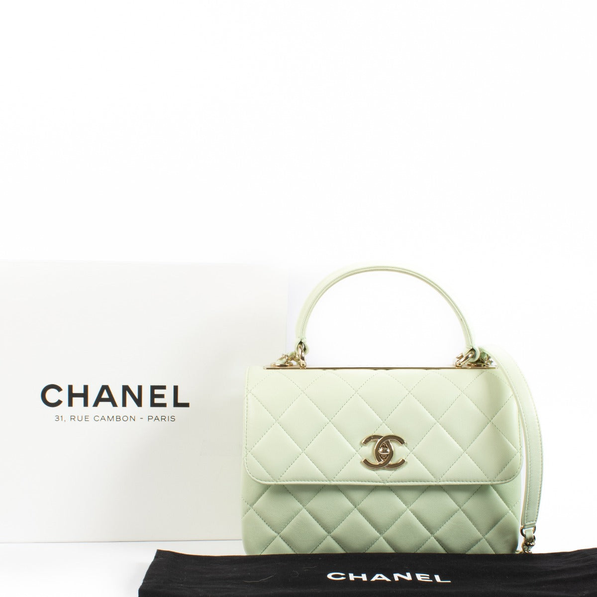 Sac Trendy CC petit format vert Chanel