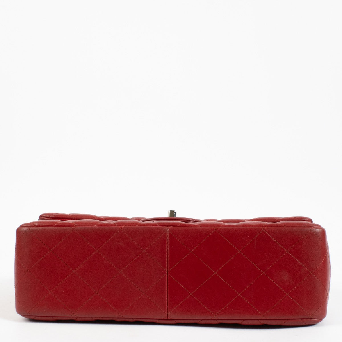 Shop 100% authentic secondhand Chanel Red Lambskin Large Classic Bag on Labellov.com