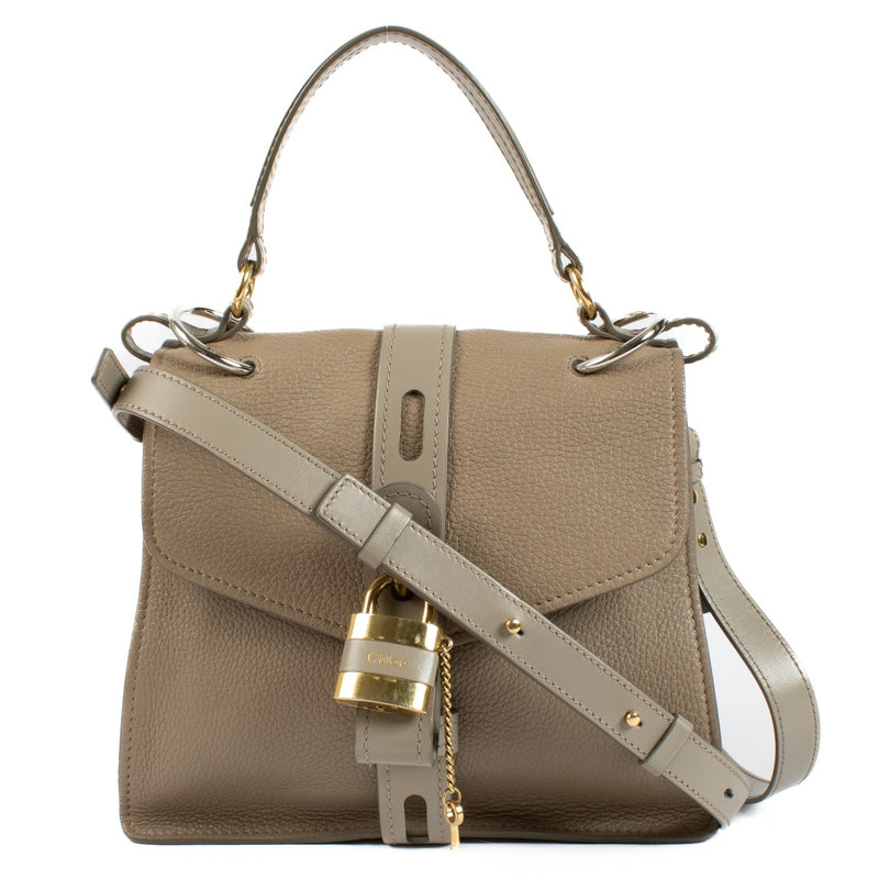 Buy authentic preloved Chloé Leather Beige Medium Aby Day Bag on Labellov.com