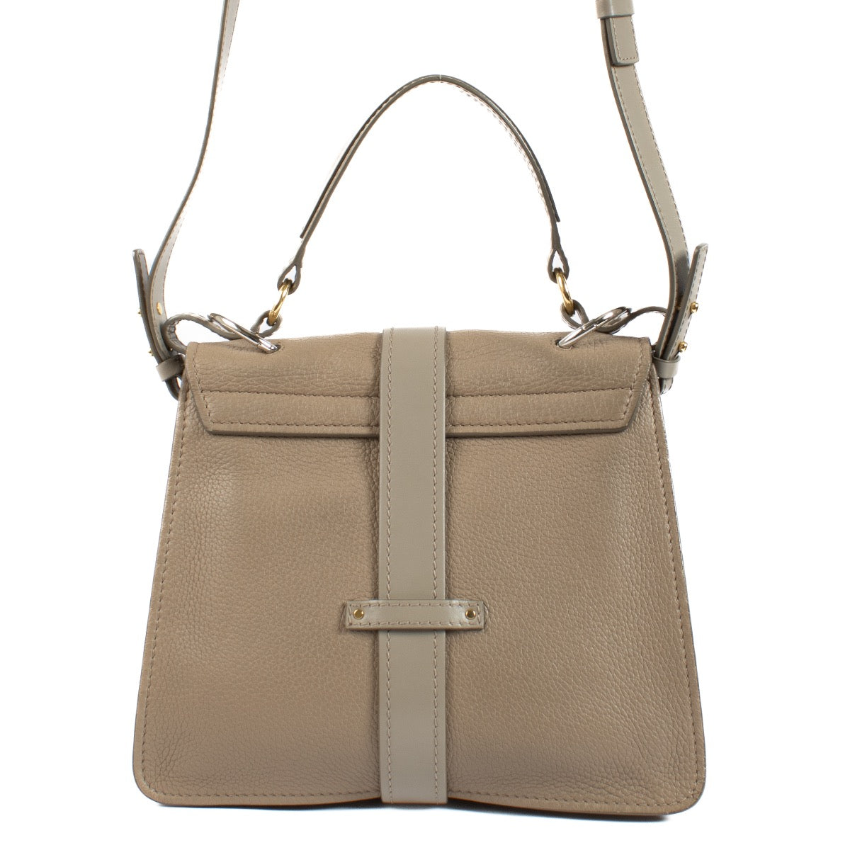 Buy authentic preloved Chloé Leather Beige Medium Aby Day Bag on Labellov.com
