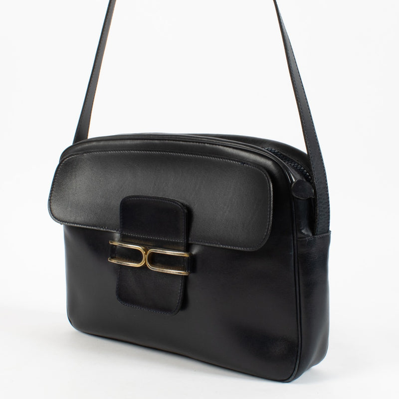 Shop 100% authentic secondhand Delvaux Vintage Blue Crossbody Bag on Labellov.com