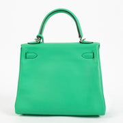 Hermès Kelly 25 Vert Comics Swift PHW