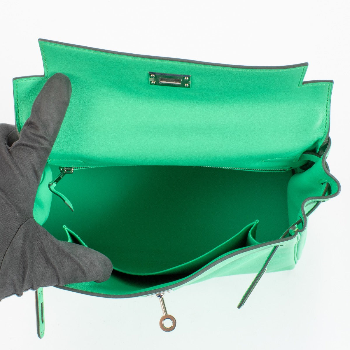 Hermès Kelly 25 Vert Comics Swift PHW