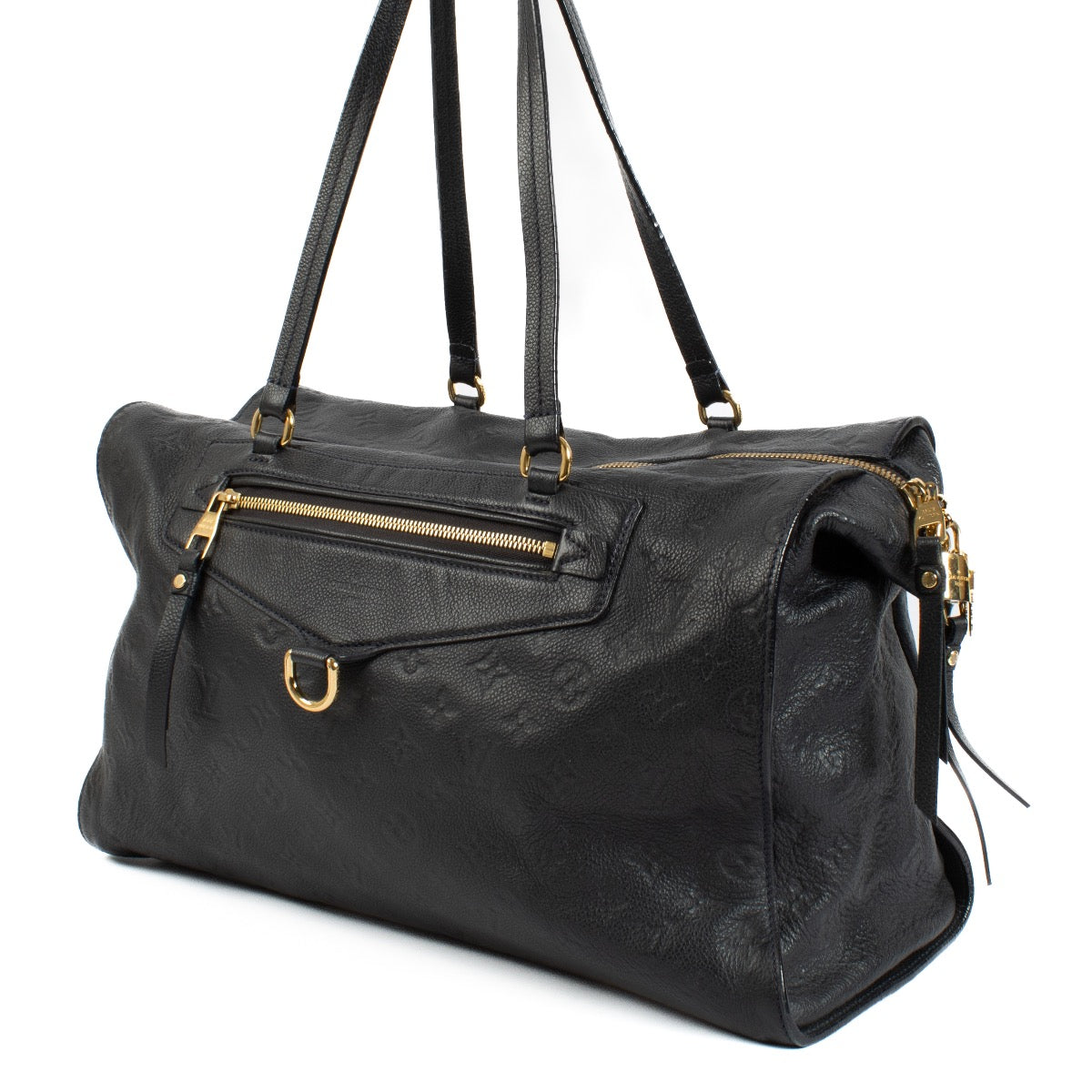 Shop safe online 100% Authentic second hand Louis Vuitton Blue Infini Monogram Empreinte Lumineuse Bag on Labellov.com