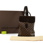 Shop 100% authentic Louis Vuitton Damier Ebene Soho Backpack on Labellov.com
