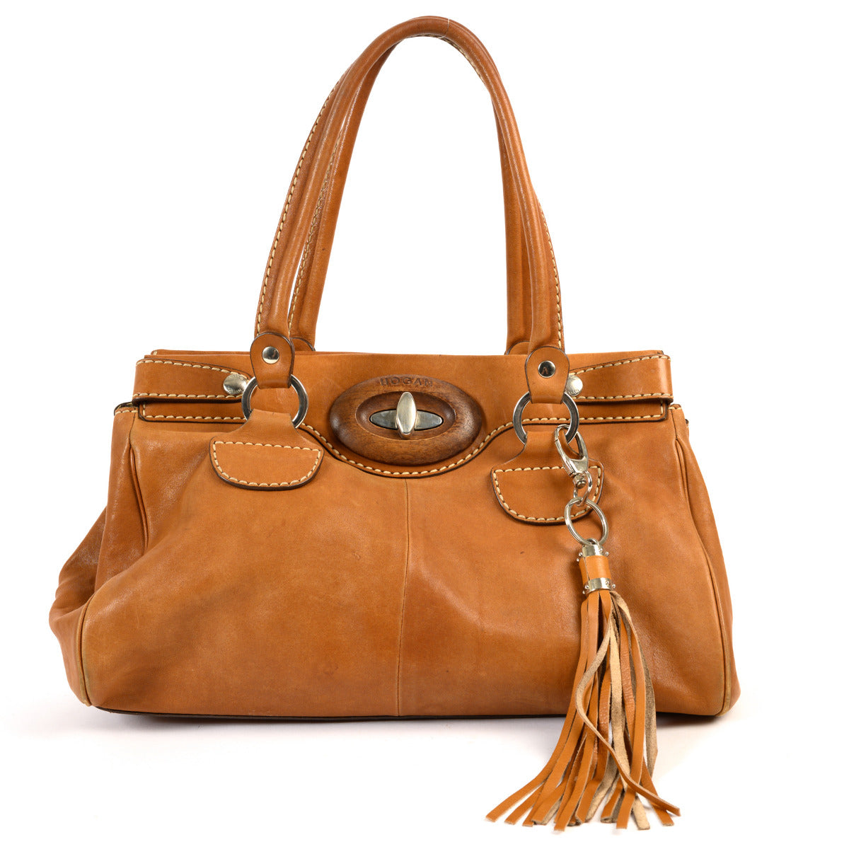 Hogan Camel Shoulder Bag for the best price at Labellov secondhand luxury in Antwerp