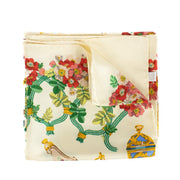 Authenic second-hand Gucci 90 Flowers & Bottles Silk Scarf on labellov.com