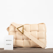 100% authentic second hand Bottega Veneta Beige Padded Cassette Bag Crossbody on labellov.com