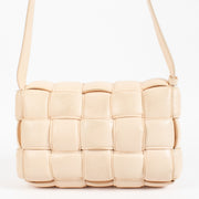 100% authentic second hand Bottega Veneta Beige Padded Cassette Bag Crossbody on labellov.com