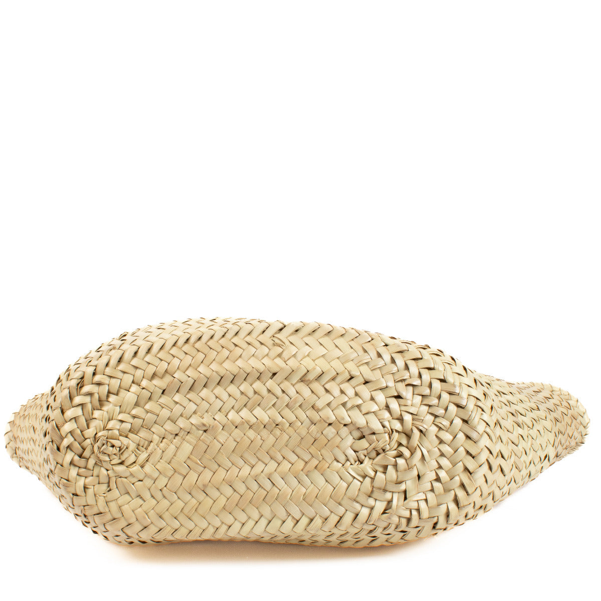 Prada Beige Raffia Basket Bag