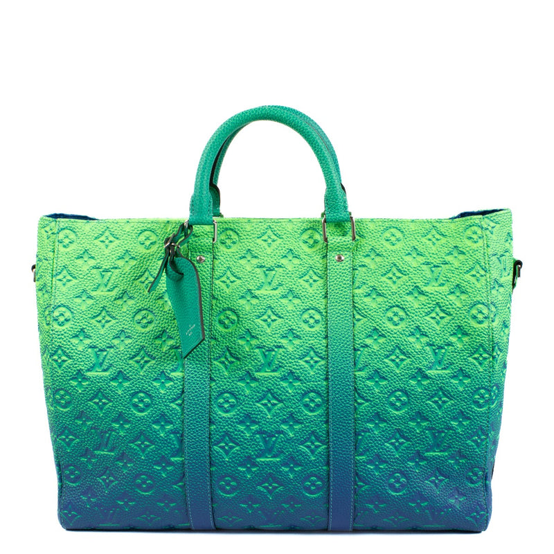 Louis Vuitton Taurillon Illusion Keepall Tote Bag