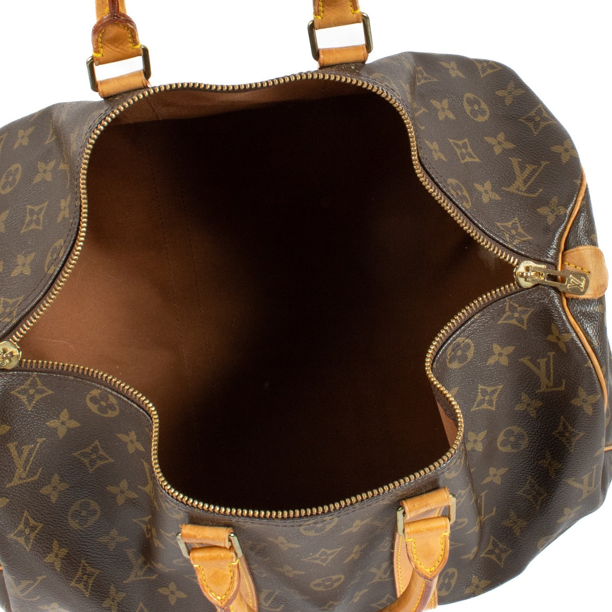 Buy authentic second hand Louis Vuitton Monogram Leather Keepall 45 at Labellov.com
