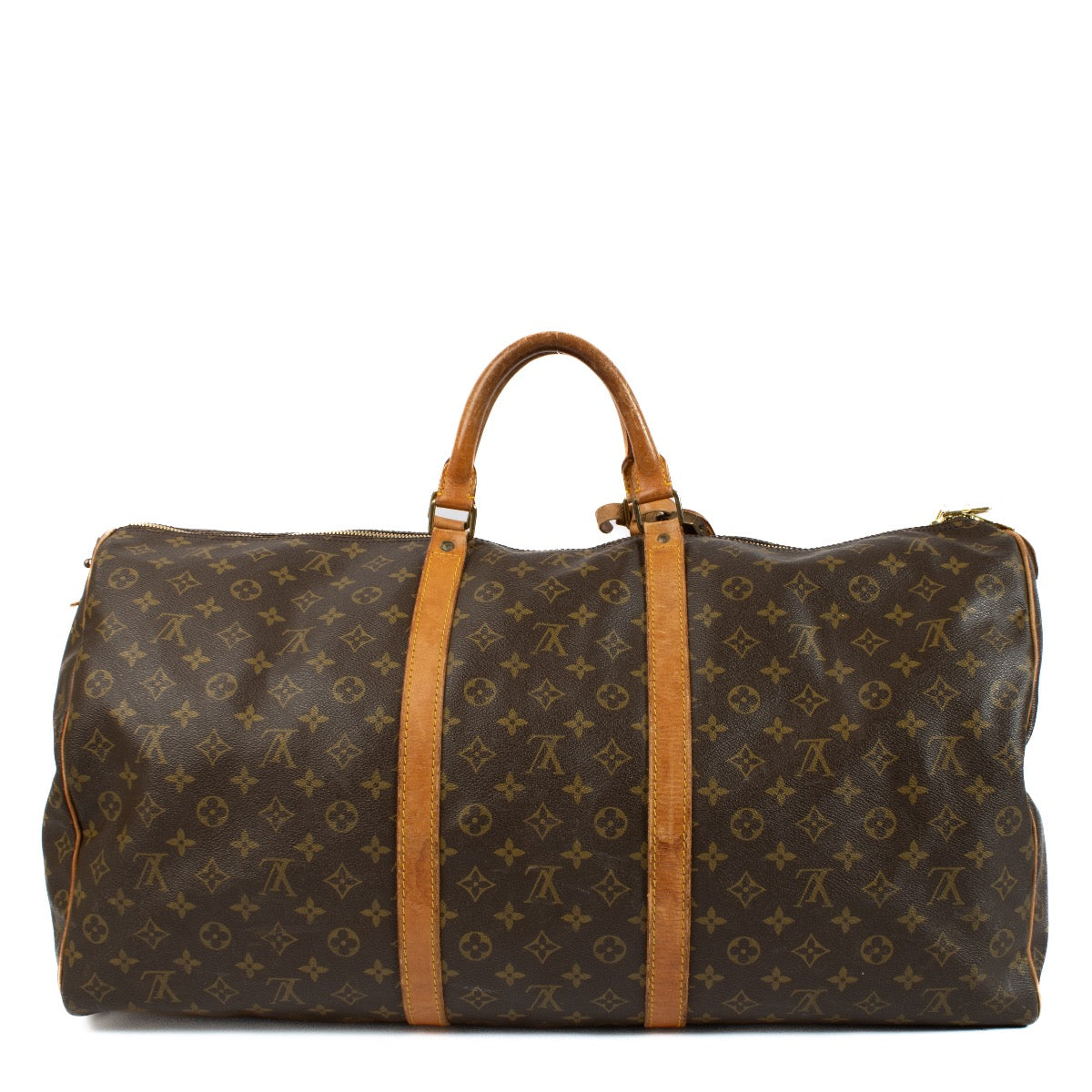 Authentic second hand Louis Vuitton Monogram Keepall 60 Travel bag on Labellov.com