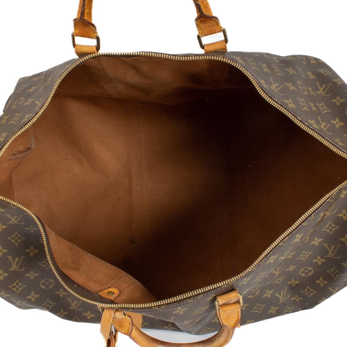Authentic second hand Louis Vuitton Monogram Keepall 60 Travel bag on Labellov.com