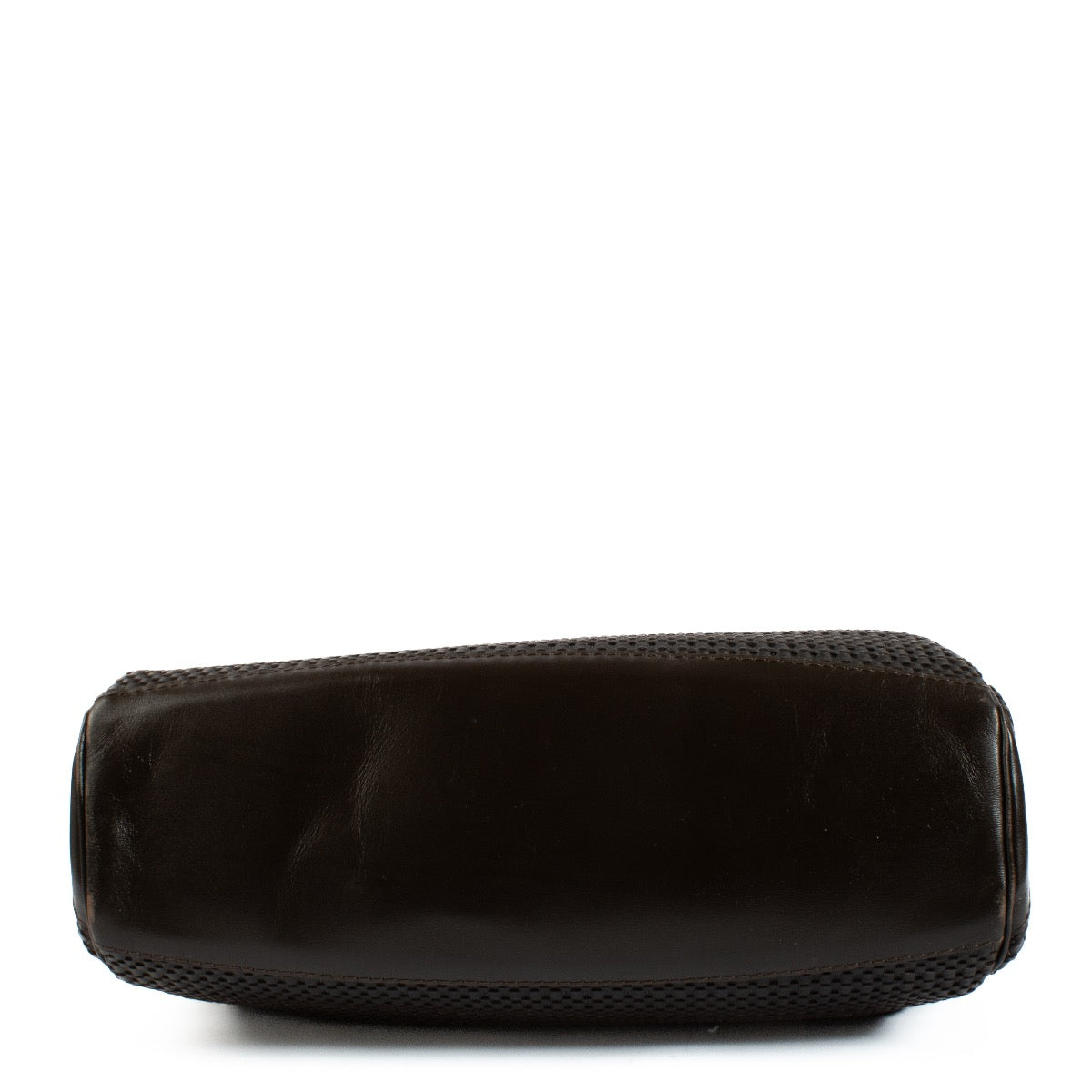 Delvaux Cafe Toile de Cuir Panier Clair Obscur Bag