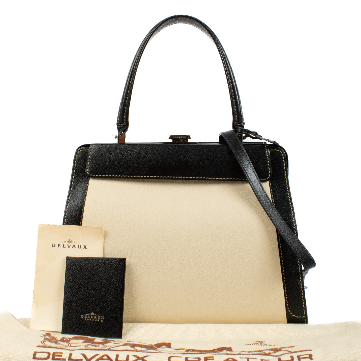 Delvaux Black Jumping Nouveau Illusion Bag