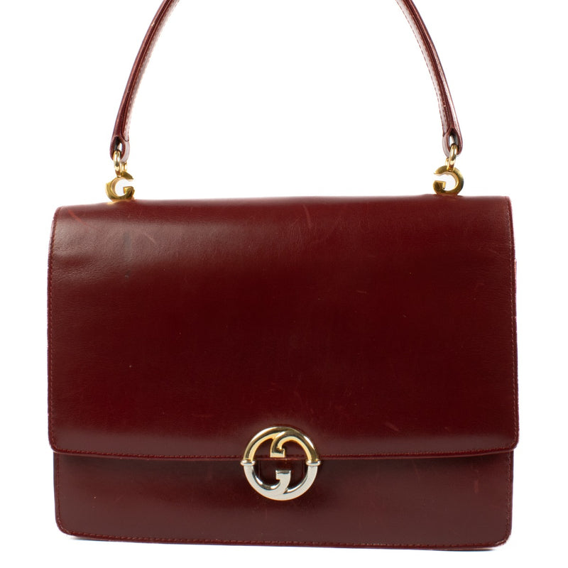 Gucci Vintage Burgundy Handbag