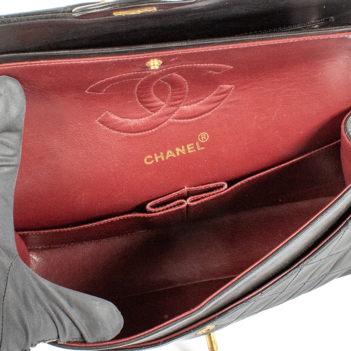 Chanel Vintage Black Medium Classic Flap Bag