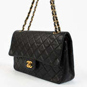 shop 100% authentic second hand Chanel Vintage Black Lambskin Medium Classic Bag on Labellov.com