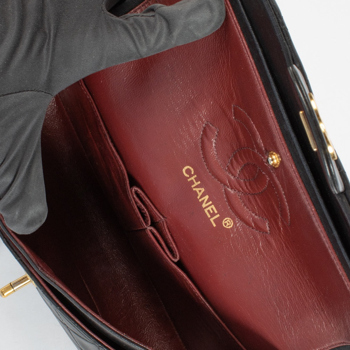 Chanel Vintage Zwarte Kleine Classic Tas